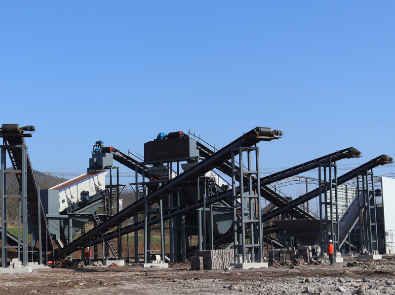安徽舒城时产350吨凝灰岩精品砂石骨料生产线